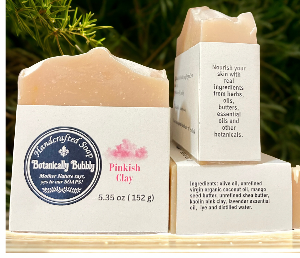 Pinkish Clay Artisan Soap Bar