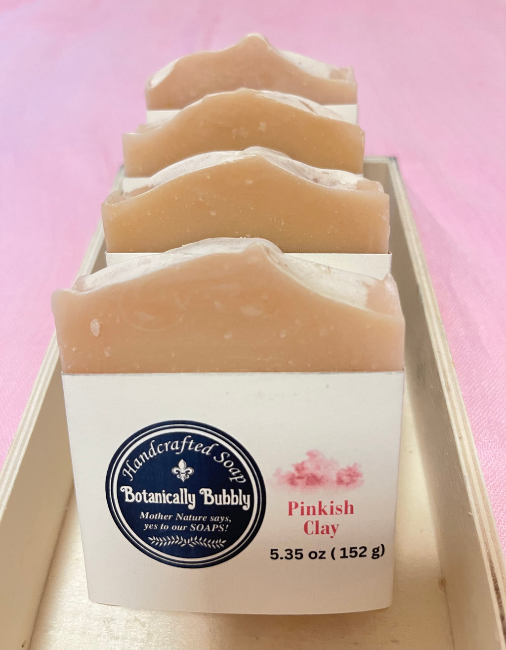 Pinkish Clay Artisan Soap Bar